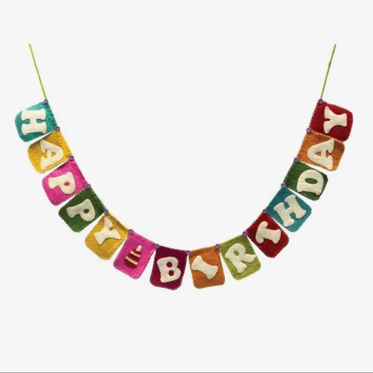 Happy Birthday Bunting Banner